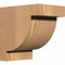 Ekena Millwork Alpine Smooth Corbel, Western Red Cedar, 5 1/2"W x 8"D x 8"H COR06X08X08ALP00SWR - alternate 1